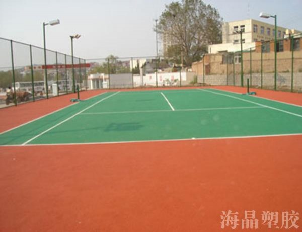 塑胶排球场施工