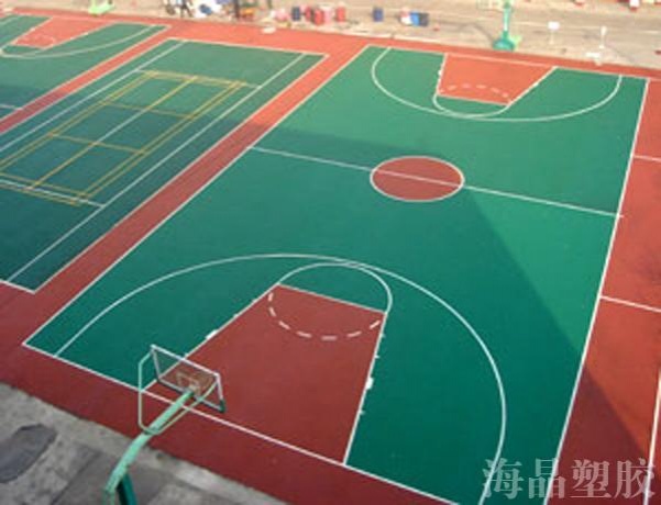 塑胶篮球场做法